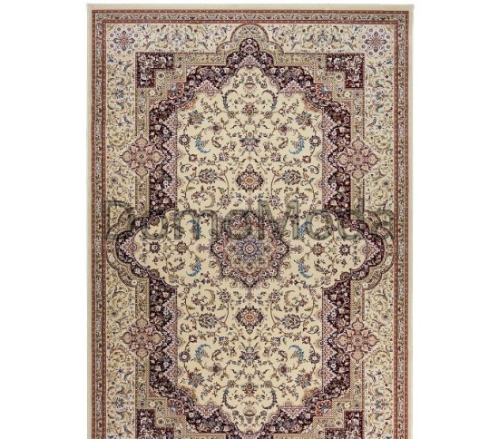 Высокоплотный ковер Royal Esfahan-1.5 1974A Cream-Red Купить в интернет магазине ДомоМода Высокоплотный ковер Royal Esfahan-1.5 1974A Cream-Red - высокое качество по лучшей цене в Украине